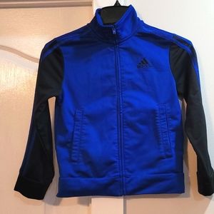Adidas kids small blue and black size 8